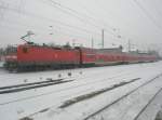 Hier 114 037-5 mit ...  Alexander Borchardt 27.01.2010