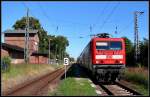 114 012-8 vor RE38311 nach Cottbus, muss in Sternberg auf ...