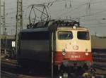114 500-2 in Hamburg-Altona, Foto 1991, (scan vom Foto)  ...