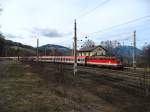 BR 1142 625 mit IC nach Graz bei Eichberg am ...