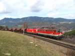 BR 1142 620 und 1116 11X mit GZ bei Eichberg ...