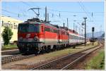 br-1142 1142 683 + 665(kalt) fahren mit EC 531 'Stadttheater Klagenfurt' von Wien Meidling nach Villach. 
Knittelfeld 10.7.2010