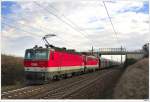 1144.210 und eine 1x42 mit dem DG47361 bei Gramatneusiedl Richtung ...