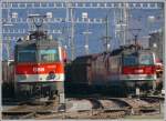 br-1144 1144 252 und 1144 230 in Buchs SG. (30.03.2010)