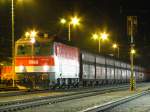 Die Br 1144 203 wartete am 24.03.2010 mit ihrem GZ ...