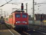 Am Morgen des 09.12.2009 durchfuhr ein PbZ mit 261-0 den ...
