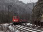 BR 115 mit vier 120 auf der Geislinger Steige am ...