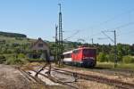 115 166-1 am 5. Juni 2010 mit IC 187 (Stuttgart ...