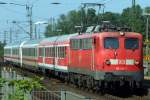 BR 115 115 114-1 in Duisburg-Rheinhausen 14.7.2010