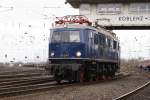 E 18 047 gab ein ordentliches Signalhorn von sich, als ...