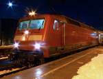 BR 120 120 134-2 in K�ln Hbf am 30.01.2010