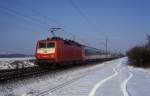 BR 120 120 111  bei Augsburg-Hochzoll  26.12.96