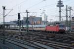 120 139 mit einem IC am 21.2.2010 in Hannover HBF. ...