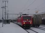 BR 120 120 120-1 f�hrt mit IC 488 Z�rich HB - Stuttgart Hbf aus Singen(Htw) aus. 11.02.10