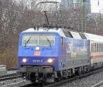 BR 120 120 151-6 in K�ln Deutz am 26.2.2010
