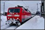  Vorsicht am Gleis 6. Einfahrt hat der versp�teter IC2182 aus ...
