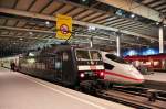 BR 120 120 159 am 05.03.10 mit IC 1865 nach Salzburg in M�nchen Hbf
