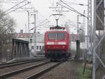 BR 120 augenommen am 06.04.2010 kurz vorm Abzweig Lichtenberg Gab ...