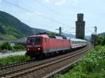 120-111 f�hrt am 27.6.10 mit dem IC 1920 nach Berlin ...