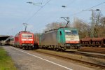 Zugbegegnung in K�ln-West : ...  Dieter Schumacher 14.02.2011