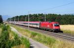 br-1216 Am 21.07.2010 war 1216 226 mit EC172 'Vindobona' von Villach Hbf nach Hamburg-Altona auf der S�dbahn bei Neunkirchen/N� unterwegs.