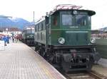 br-1245 1245.05 w�hrend 150 Jahre Eisenbahnen in Tirol/W�rgl auf W�rgl Hbf am 23-8-2008.