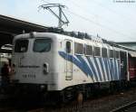 139 177-0 von Lokomotion mit ihrem Sonderzug in G�ppingen 19.9.09 ...