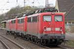 Die 139 131-7 macht den schluss des Lokzuges in Wuppertal ...