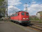 BR 140 Lokportraits 140 637-0 f�hrt am 22.04.'10 als LZ durch Lehrte
