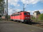 BR 140 Lokportraits 140 815-2 f�hrt am 22.04.'10 als LZ. durch Lehrte