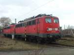 140 218-9, im M�rz 10 im Ex-Bw Lehrte.  ...