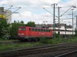 140 184-3 f�hrt am 25.05. 10 solo in Lehrte ein  ...