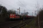 140 490 mit einem gemischten G�terzug in Hannover Ahlem  ...