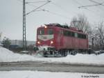 140 024 in Wismar am 13.2.10  ...