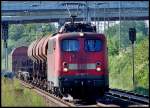 140 837-6 vor -55707- aus Mukran. Stralsund am 08.06.06  ...