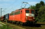 BR 140 mit Zugen 140 322  Asperg  18.09.02