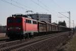 BR 140 mit Zugen Meine erste 140er zeigt die 140 459 mit GZ in Richtung Frankfurt(Main).Am 07.03.10 in Lampertheim.