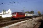 BR 140 mit Zugen 140 082  bei Baden Baden  13.10.96