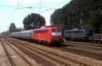 BR 140 mit Zugen 140 083  Baden Baden  18.07.91