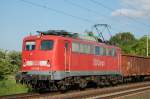 140 028-2 DB Cargo am 25.05.2010 bei Woltorf  ...