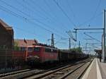 140 018-3 durchf�hrt am 03.06. 10 den Bahnhof Hannover Linden/Fischerhof  ...