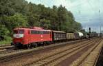 BR 140 mit Zugen 140 147  Baden-Baden  19.06.91