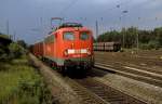 BR 140 mit Zugen 140 147  Recklinghausen-S�d  09.07.02