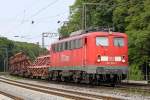 Die 140 528-1 in Duisburg Neudorf am 25,05,10  ...