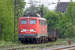 BR 140 mit Zugen Die 140 169-4 in Duisburg Neudorf am 25,05,10
