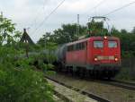 140 327-8 begegnet Hannes und mir beim Bahnbildertreffen am 12.06. ...