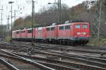 Nachschuss des Lokszugs mit ...  Dieter Schumacher 13.11.2010