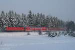 143 312-7 und 640-1 (Zugschluss) mit der RB 31594 (Neustadt(Schwarzw)-Freiburg(Breisgau) ...
