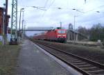 143 012-3 am 18.01.08 im Bahnhof Peitz/Ost  ...