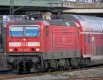 BR 143 mit Zugen 143 197-9 in K�ln Deutz am 27.2.2010
